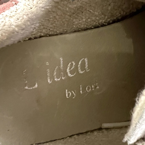 L'idea by Lori Distressed Suede/Leather Sneakers Size 38 Good Condition - Picture 4 of 11